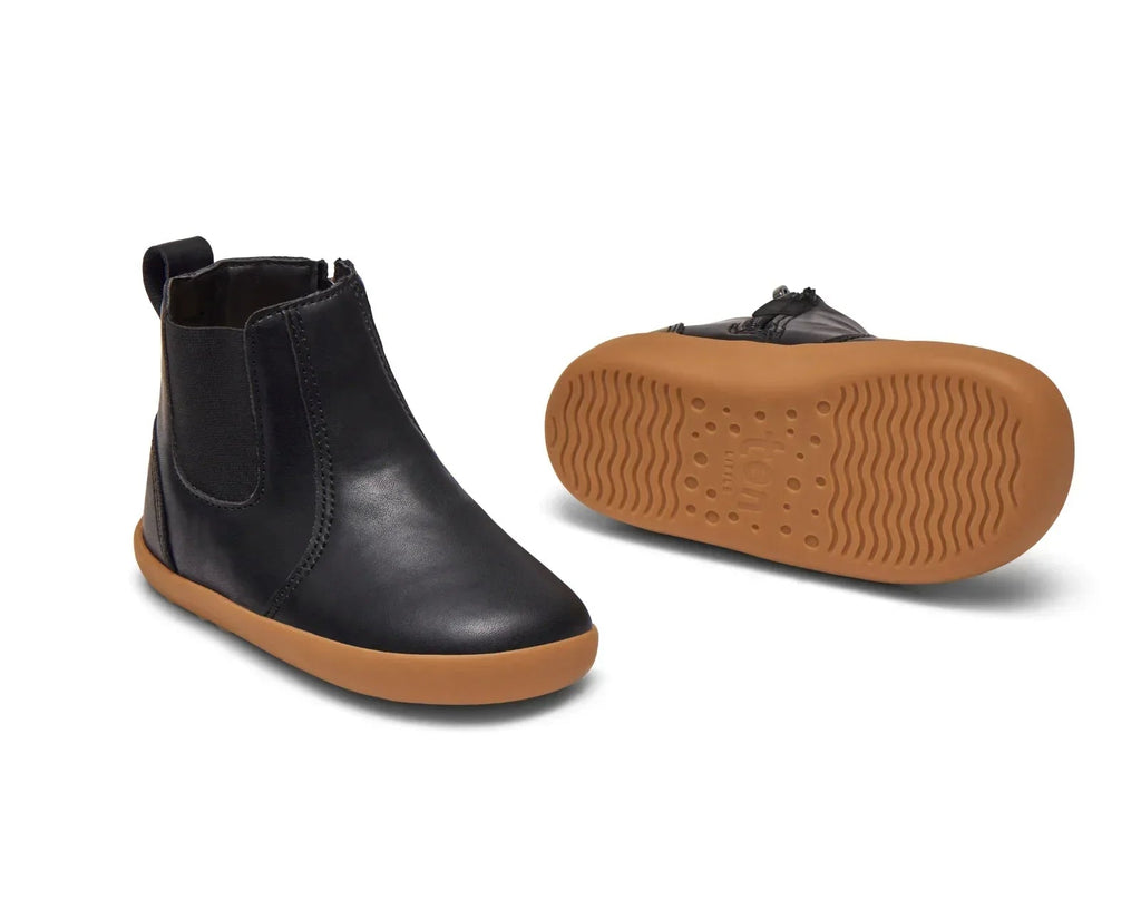 Chelsea barnboots i svart, sidovy