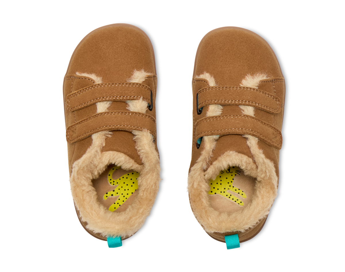Cozy Suede – fodrade barnsneakers, par