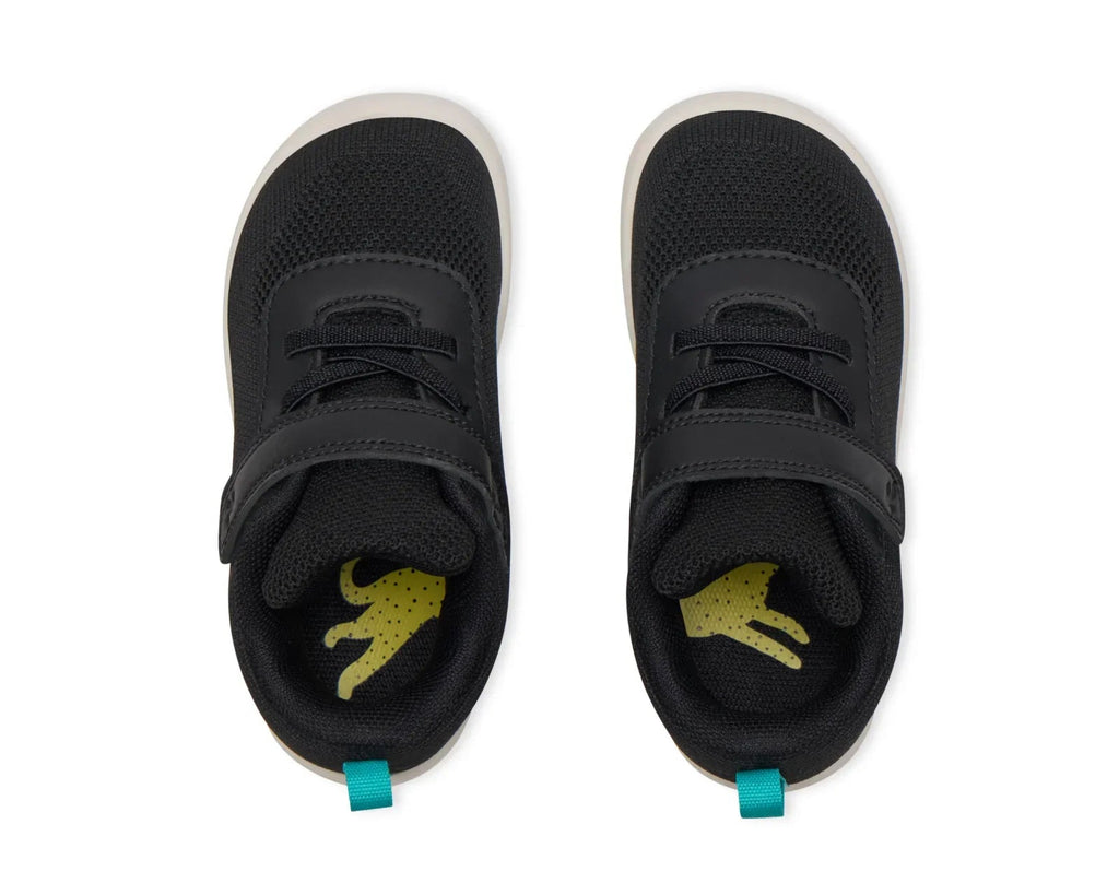 DuoKnit barnsneakers i svart, par