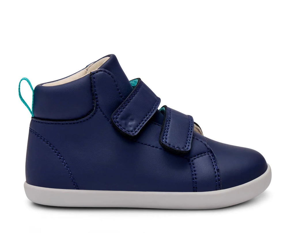 Everyday höga barnsneakers i marinblått