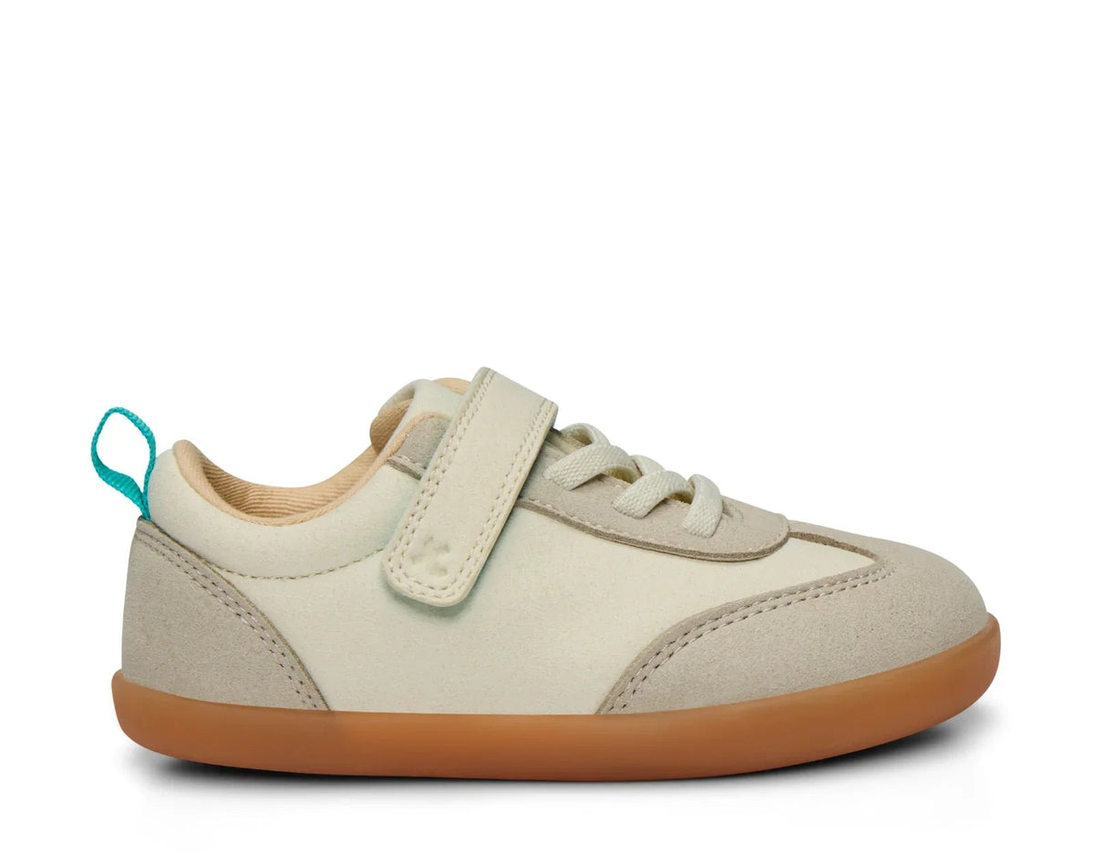 Retro Suede barnsneakers i vitt