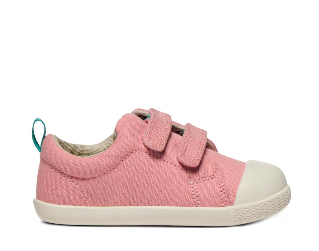 Eco Canvas barnsneakers i rosa